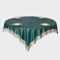Table cloth waterproof and anti-scalding anti-scalding table cloth Art European-style rectangular table cloth for home square square table cloth