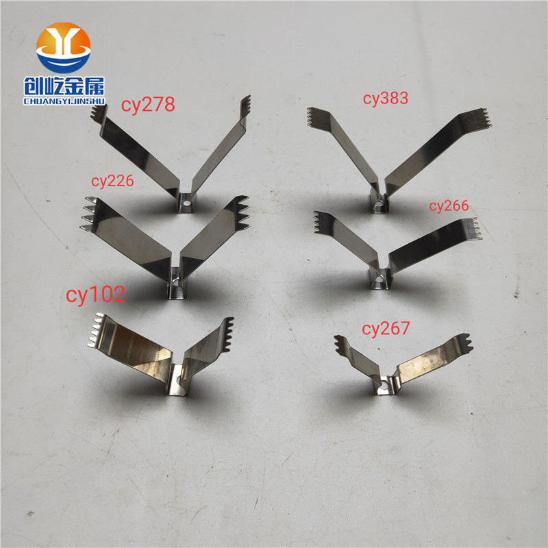 Spray paint automatic wire clamp spring sheet metal fixing clip sheet machining cy278 226102383266267