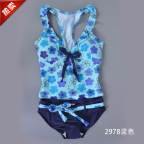 Special Cabinet Clearing House Special Price Gold Gel Female section Split Triangle Swimsuit 2 pieces Blister Spa 2978