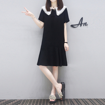 Pregnant women summer wear season shekespin large new French gas in the long fusion loose coat dress