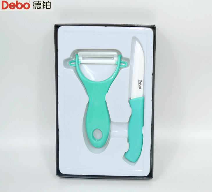 German Debo Debo platinum Tribes portable small tool suit ceramic cutter two sets of water fruit knife paring knife