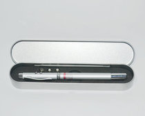 Red laser flashlight Multi-function sand table pen Sales pen LED flashlight laser light telescopic pointer pen