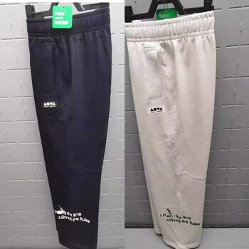 Anta Men's 2025 Spring New Product Non-Fleece Straight-Leg Loose Drawstring Sports Casual Pants 172518301S