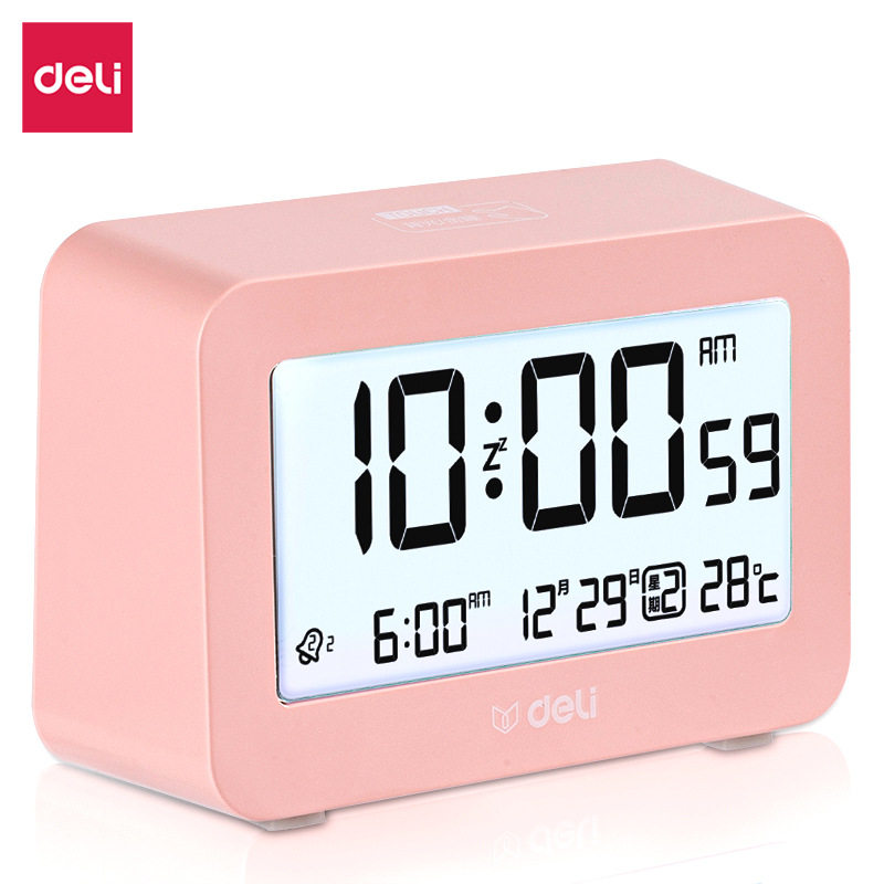 The 8 8839 alarm clock students use smart electronic clock children silent bedside night clock simple timer