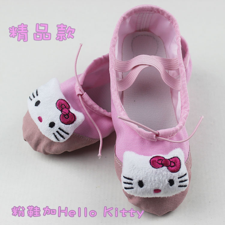 Giày cotton cho trẻ em của trẻ em Giày khiêu vũ mèo nữ móng mềm đế giày mềm Giày múa ba lê - Khiêu vũ / Thể dục nhịp điệu / Thể dục dụng cụ trang phục khiêu vũ cha cha cha