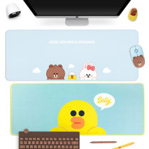 South Korea LINE FRIENDS brown bear mouse pad doll pattern home office large soft non-slip mat