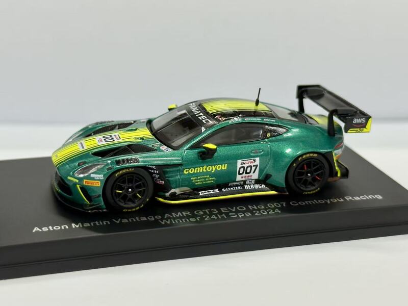 Spark Racing Model 1:64 Aston Martin 007 2024 Spa 24 Hours Endurance Race Champion