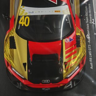 Спрэк 1:18 Audi R8 LMS GT3 2023 Гран-при Макао второй призёра смола украшение гоночная миниатюра