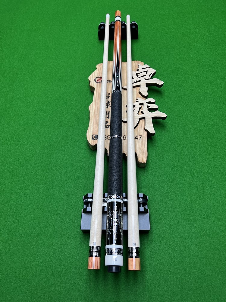 需定 ZEN 仁杆20插郁金香纳斯卡2代两段式握把 手工黑八九球杆
