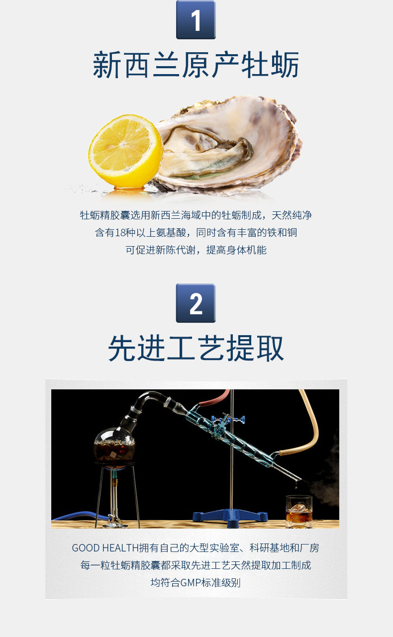 新西兰进口 goodhealth 牡蛎精华生蚝精胶囊 60粒 图7