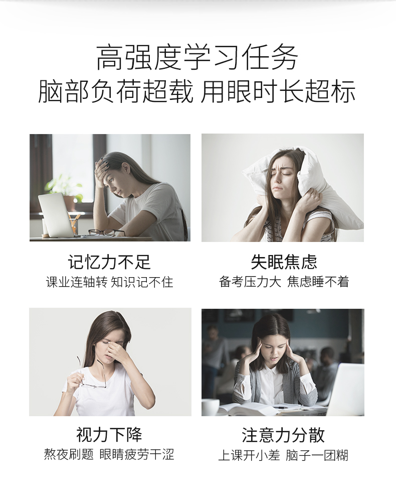 最强大脑王峰推荐 澳洲AXS 脑神丸 缓解脑疲劳/提升记忆力 60片 图5