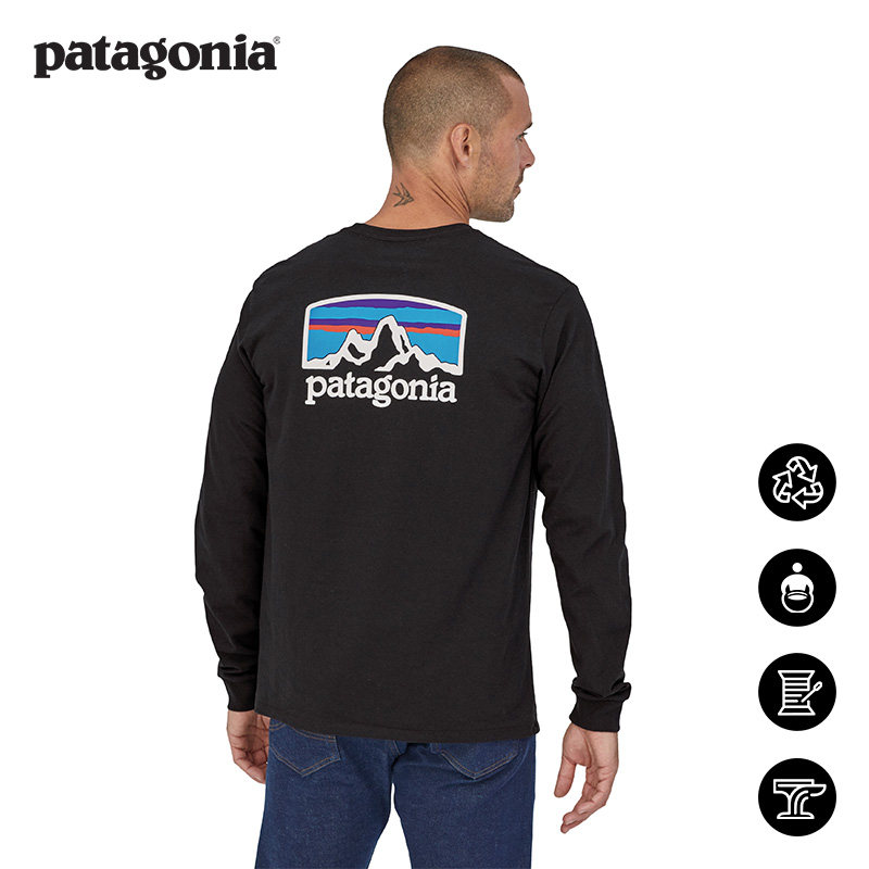 Men's Long Sleeve T-Shirt Fitz Roy 38514 patagonia Patagonia