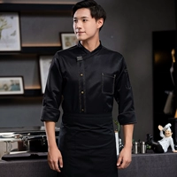 Водонепроницаемый черный лонгслив, фартук