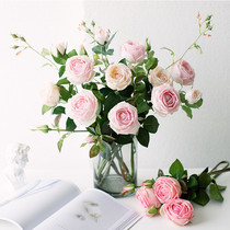 High Emulation Moisturizing Hand Rose Home Silk Flower Living Room Decoration Fake Flowers Wedding Celebration Rose Bouquet Silk Flower Pendulum
