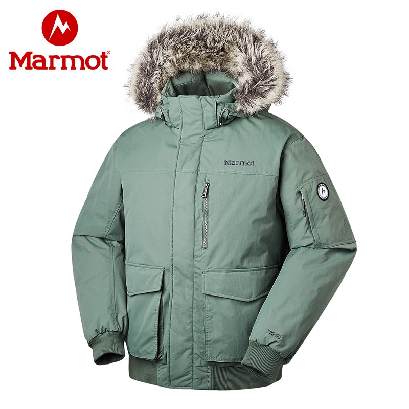 Marmot 土拨鼠 19年秋冬新款 Stonehaven 700蓬带毛领 户外男式羽绒服 V81670 多重优惠折后￥1499包邮 3色可选