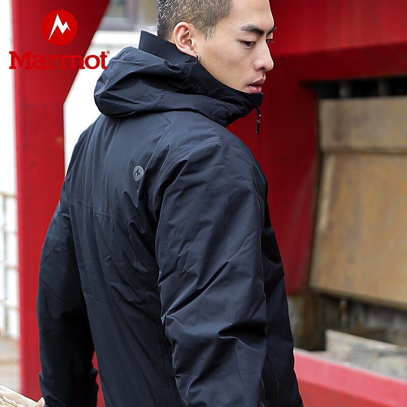 20点开始限4小时 Marmot 土拨鼠 Solaris Gore-Tex 户外防水透气保暖 男式棉服 88VIP会员凑单折后¥1380包邮 3色可选