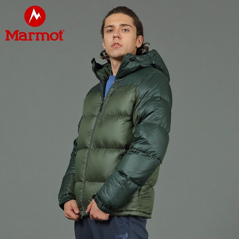 双11预售 Marmot 土拨鼠 Guides 700蓬鹅绒 户外男式连帽羽绒服 V73067 ￥659包邮（需100元定金）3色可选