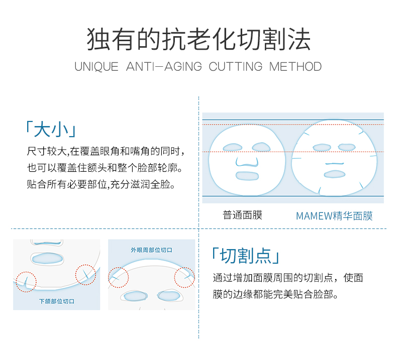 Nhật Bản ủy quyền MAMEW Ma Mei Beauty Essence Mask Whitening Brightening Moisturising Moisturising Repair - Mặt nạ mặt nạ nén