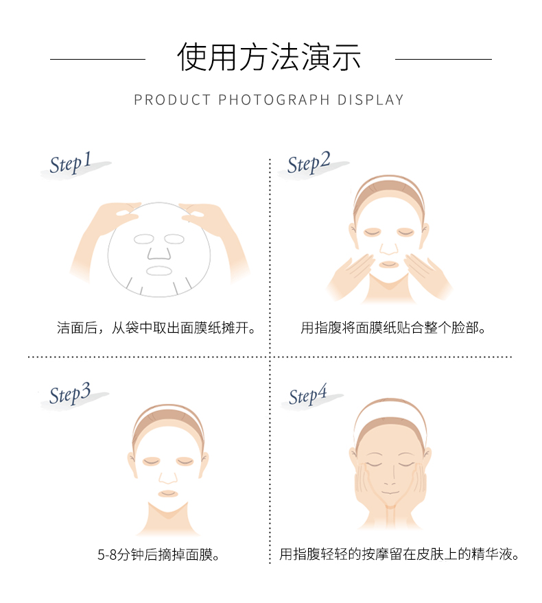 Nhật Bản ủy quyền MAMEW Ma Mei Beauty Essence Mask Whitening Brightening Moisturising Moisturising Repair - Mặt nạ mặt nạ nén