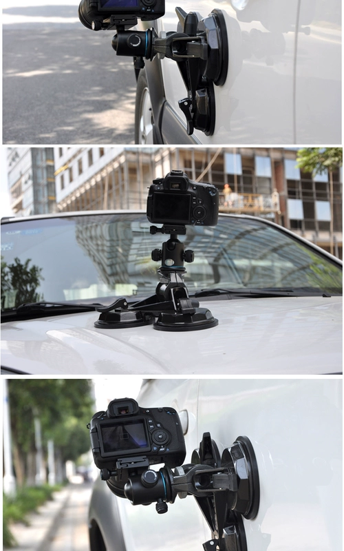 Rui Bảy xe khung khung chụp camera cốc hút ổn định xe chương trình chụp 5D D60 SLR xe Sucker xe bắn - Phụ kiện máy ảnh DSLR / đơn