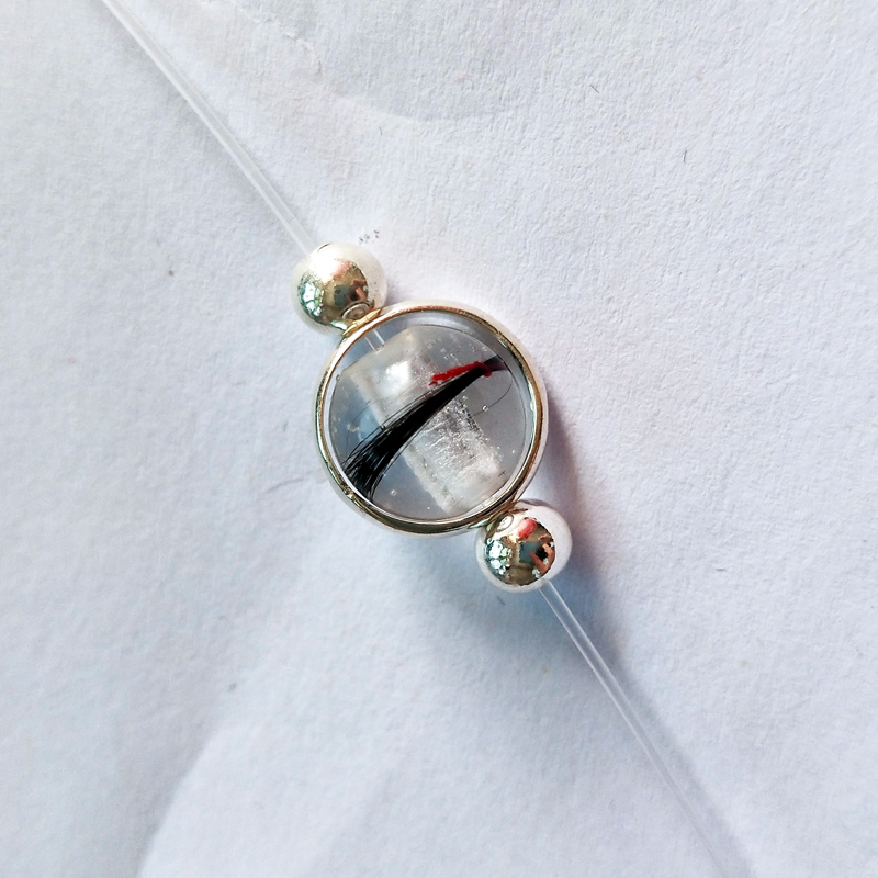 925 Pure Silver Spacer Tire Bead both sides accessories Accessories Tire souvenirs Decorative Strings Beads Silver Bead Accessories Collection 