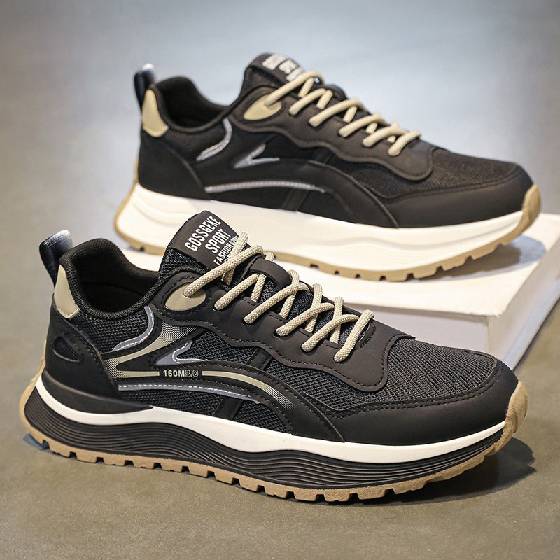 Forrest Gump Men's Shoes Summer Breathable Mesh Trendy Brand Versatile Sports Casual Shoes Men's Running Non-Slip Wear-Resistant Hiking Shoes