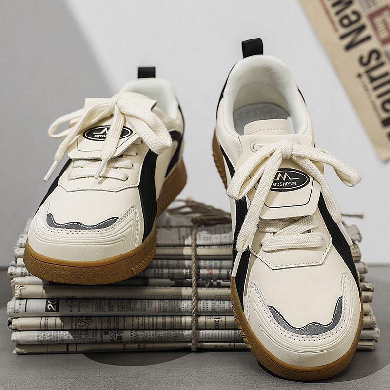 Dexun Men's Shoes Summer 2025 New Casual Popular Sneakers Men's Soft-Soled Non-Slip Retro Versatile Sports Trendy Shoes