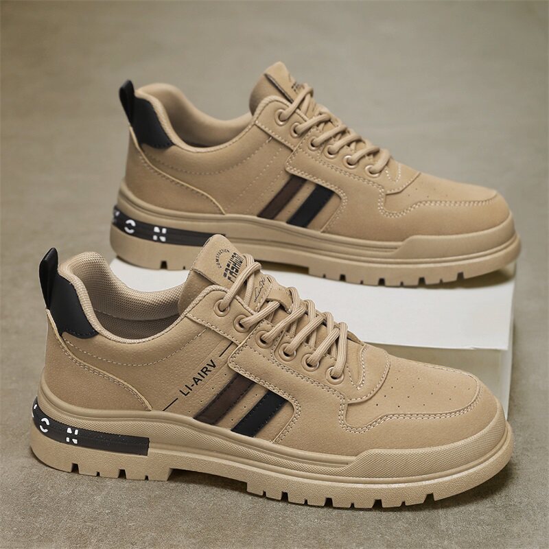 Work Shoes for Men 2025 New Winter Model for Construction Site Work, Waterproof, Non-Slip, Wear-Resistant, Sports Safety Trendy Shoes