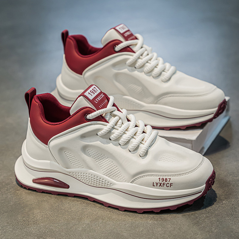 Forrest Gump Men's Shoes Autumn 2026 New Model Red Sports Shoes Lightweight Thick-Soled Height-Increasing Casual Dad Sneakers Forrest Gump Men's Shoes Autumn 2026 New Model Red Sports Shoes Lightweight Thick-Soled Height-Increasing Casual Dad Sneakers