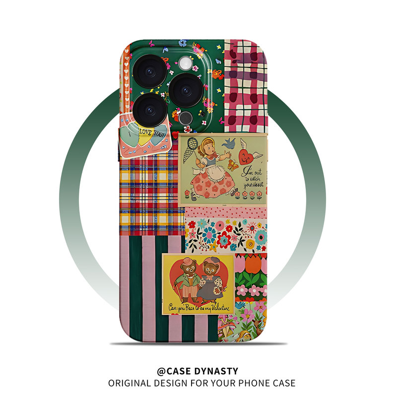 Spring Travel Diary Is Suitable for Apple 17/16 Pro Max, Super Nice-Looking Phone Case, New Model, ins Style, iPhone 16 Personality, 15 Film, 14 Anime, 13 Niche, 11 High-End, Artistic and Interesting