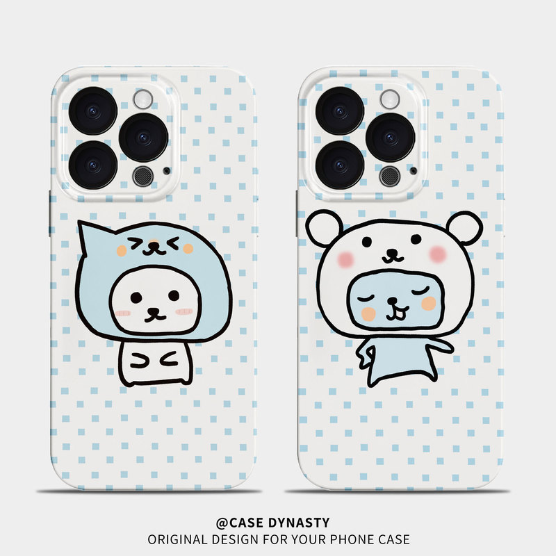 Minimalist Couple~ Phone Case Suitable for iPhone 17/16 Pro Max, Apple 15, Xiaomi 14, Niche 13, Cute 12, Ins 11, Film, Vivo X200, Huawei Mate 70 Pro, P70, Oppo