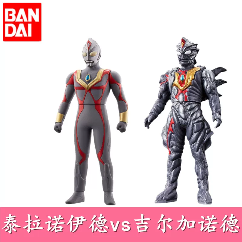 Bandai, Ultra, Ultraman Tiga, синтезированное существо из мягкой резины, игрушка, кукла