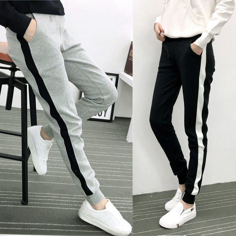 Pregnant Woman Pants Fall Outside Wearing Thin Trousers Long Pants 2023 New Spring Autumn Casual Sports Pants Tobellied Underpants Net Red-Taobao
