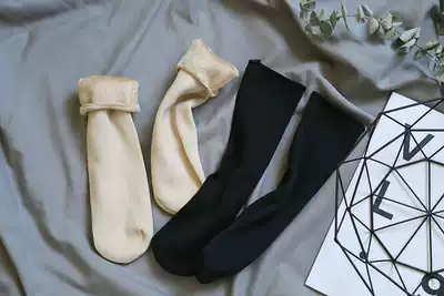 Special cotton socks Women's winter thickened velvet socks large size adult floor socks Warm confinement wool socks snow