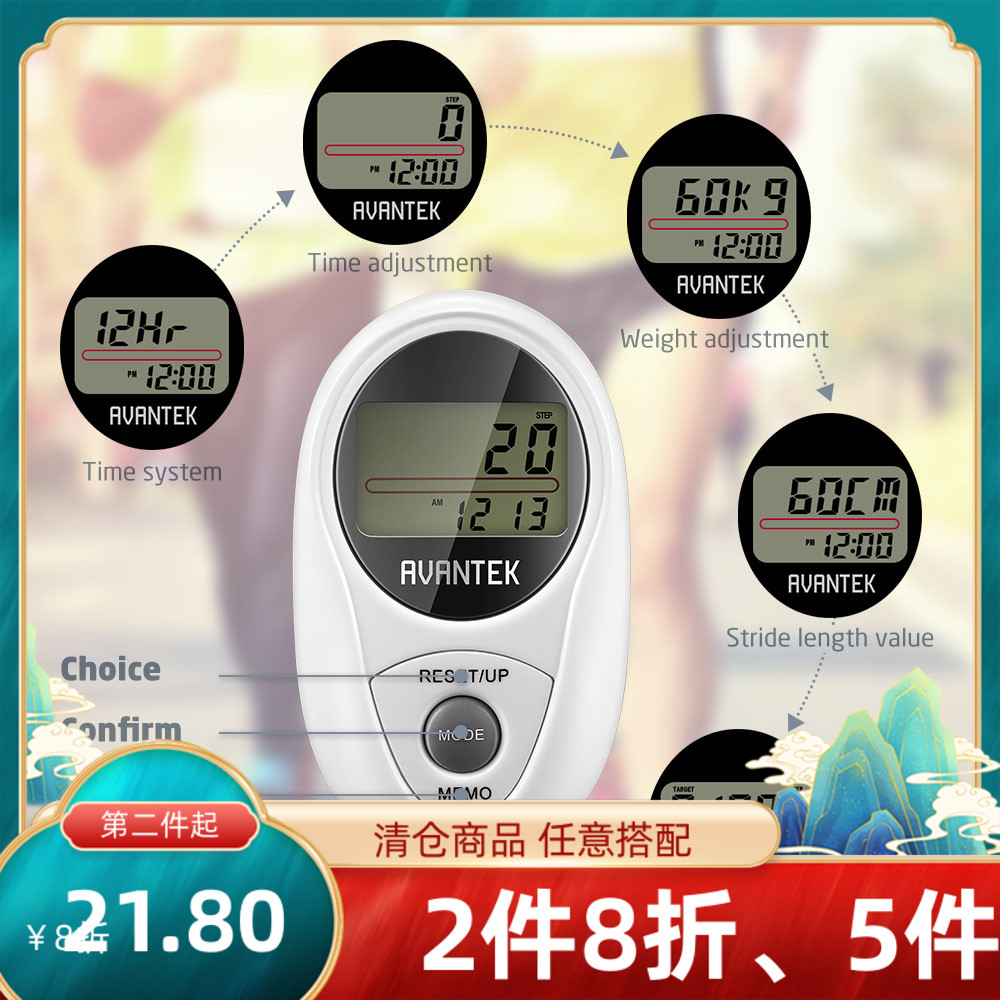 3D pedestrian activity tracker built-in 3D sensor captures all pace of walking running accurately