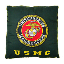 Beauty Marine back cushions (military green) cloth stickers with embroidered labeling