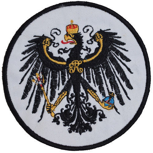 Round Eagle Label Cloth Sticker Clothes Sticker Embroidered Label Label Armband Velcro Custom Embroidered Badge