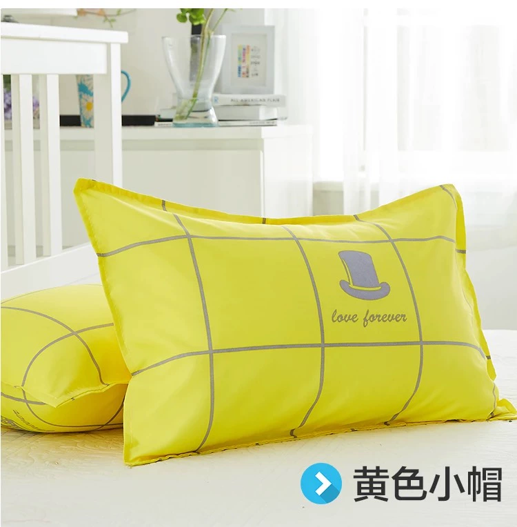 Yalian nhà dệt có thể giặt gối sinh viên đơn gối lõi ký túc xá cộng với gối không phai chăm sóc sức khỏe cột sống cổ tử cung - Gối