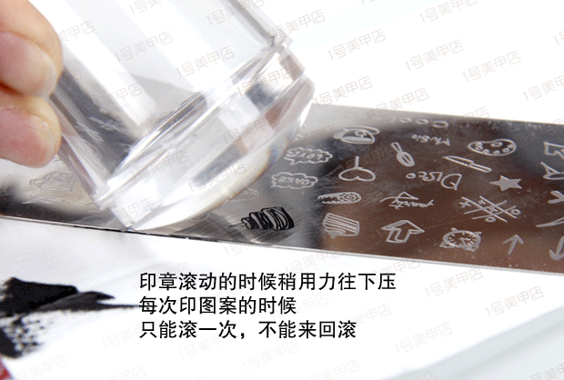 Sản phẩm làm móng In mẫu phim màu xanh In tem dầu Phiên bản in Môi in báo Leopard - Công cụ Nail cọ vẽ móng