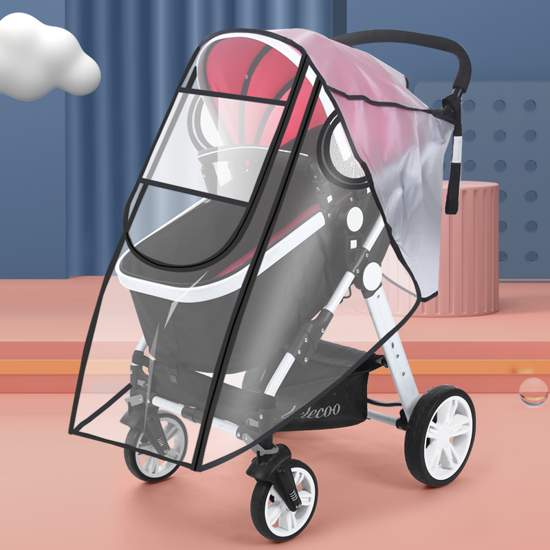 Stroller Rain Hood Windproof Hood Universal Baby Kid Trolley Warm Protection Multifunction Winter Rain-Proof Wind Shield