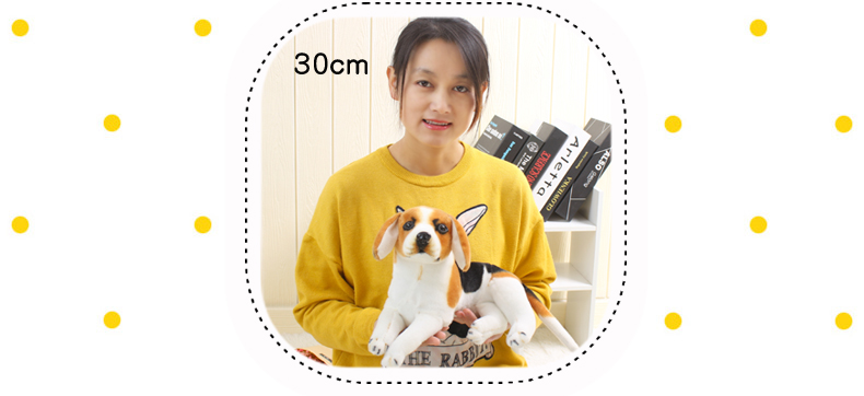 Mô phỏng chó con đồ chơi sang trọng hyena Miglu búp bê đồ trang trí búp bê chó sáng tạo món quà sinh nhật cậu bé - Đồ chơi mềm gấu bông tốt nghiệp