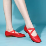 Туфли, танцующая обувь, 2020, из натуральной кожи, мягкая подошва, для среднего возраста