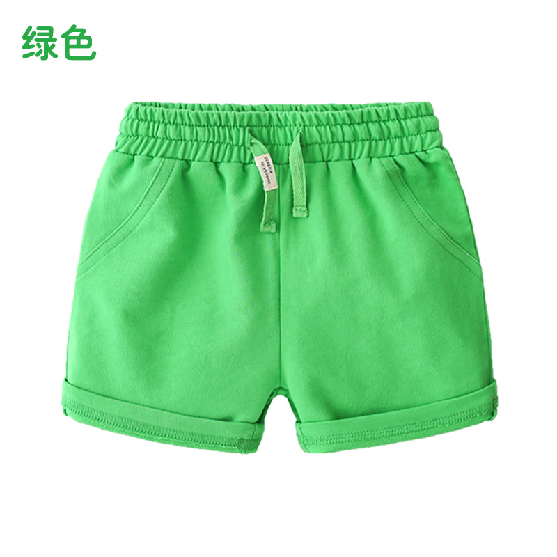 Greenbaby motion shorts   2021 summer wear new pattern Boy Children's wear children Tether trousers kz-c171