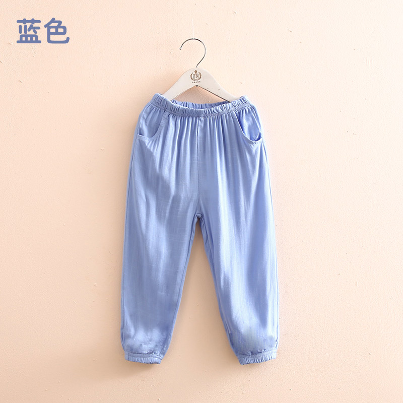 Bé Anti-Mosquito Pants 2020 Summer Outfit trai mới và cô gái trẻ em Loose Lantern quần KZ-c272.