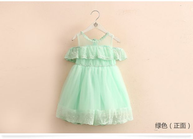 Đầm bé gái màu sắc 2018 hè Hàn Quốc của bé gái mới Quần áo trẻ em váy qz-4779 váy đẹp cho bé