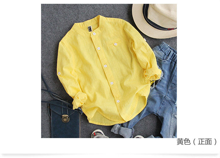 Chemise garcon à manche longue - Ref 2081955 Image 69