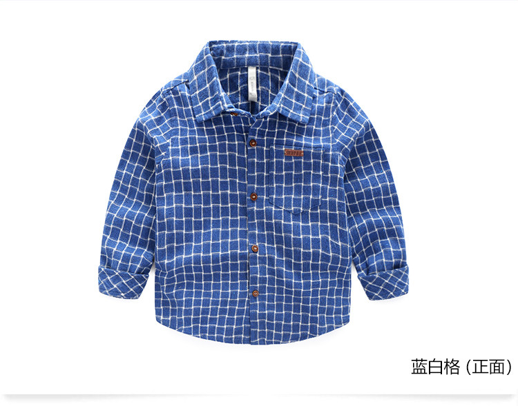 Chemise garcon à manche longue - Ref 2074510 Image 71