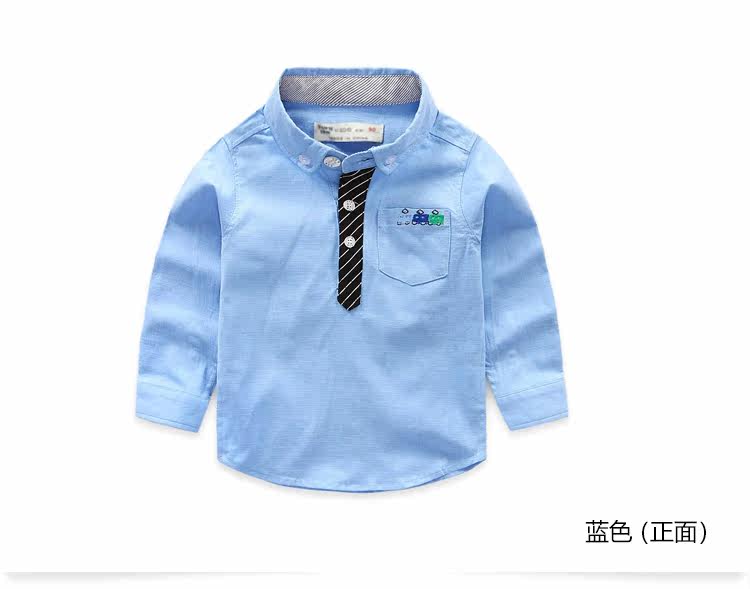 Chemise garcon à manche longue - Ref 2074395 Image 71