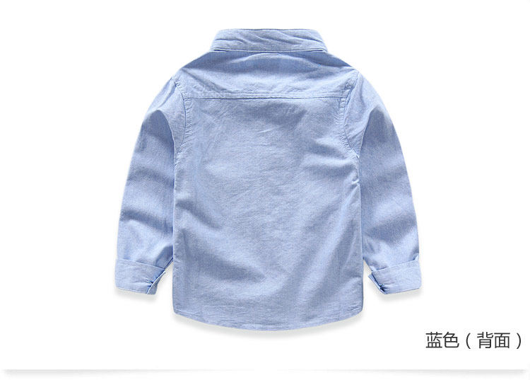 Chemise garcon à manche longue - Ref 2081925 Image 70