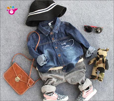 Chemise garcon à manche longue - Ref 2081954 Image 55